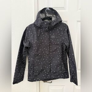 Helly Hansen Women's Black Polka Dot Nine K Waterproof Rain Jacket